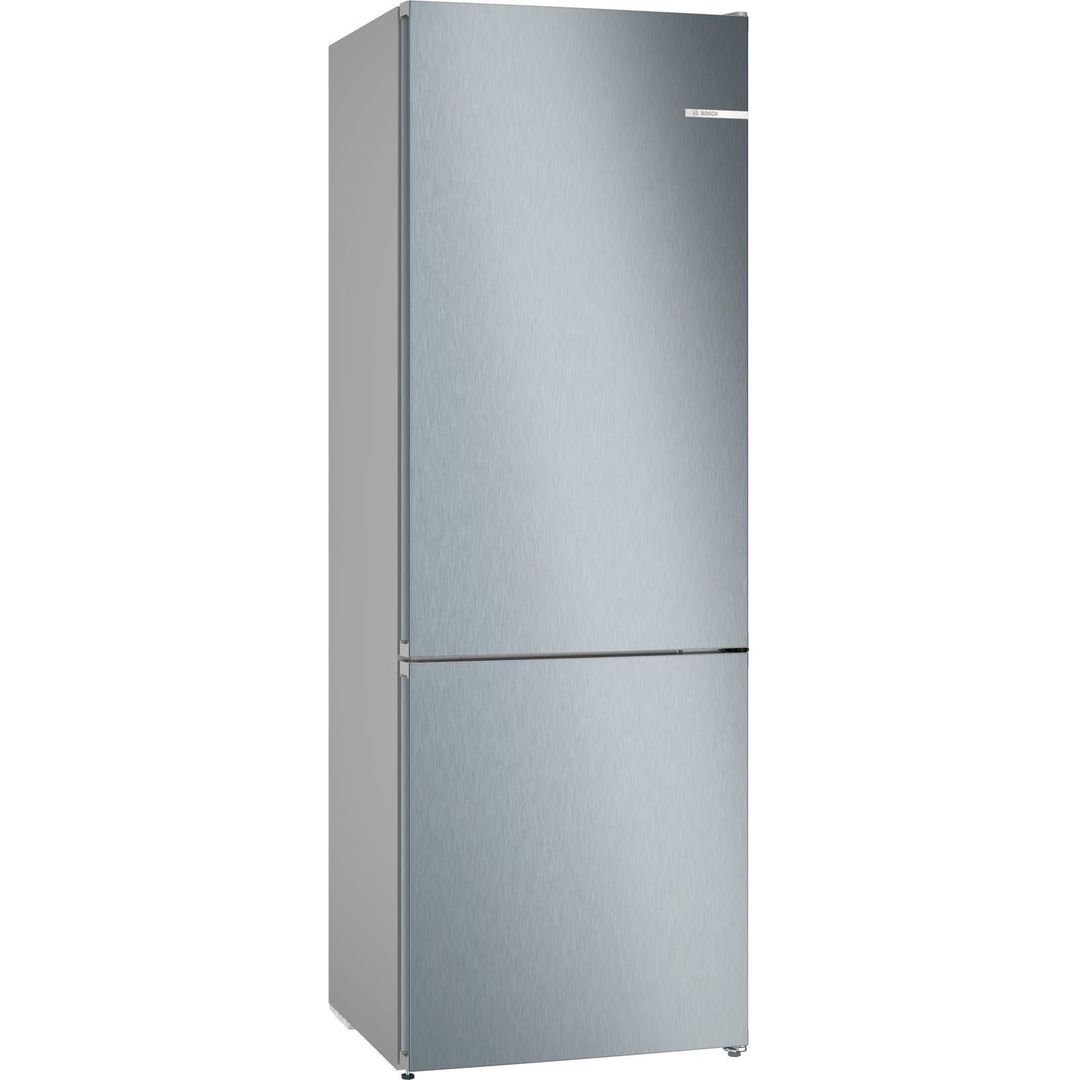 Bosch Series 4 440 Litre 70/30 Freestanding Fridge Freezer - Stainless Steel Look - Image 1