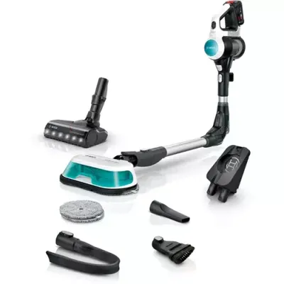 BOSCH Unlimited 7 Aqua BCS71HYGGB 2-in-1 Cordless Vacuum Cleaner - White & Turquoise, Blue,White - Thumbnail 2