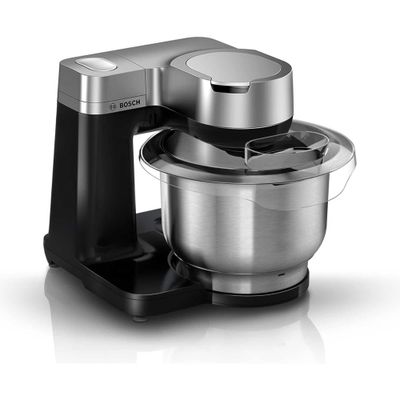 BOSCH 7-in-1 MUMS2VM40 Kitchen Machine Stand Mixer - Black, Black,Silver/Grey