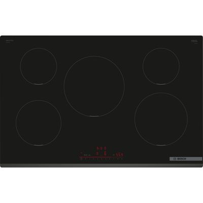 Bosch PIV831HB1E 80cm Series 6 Bevelled Induction Hob - BLACK