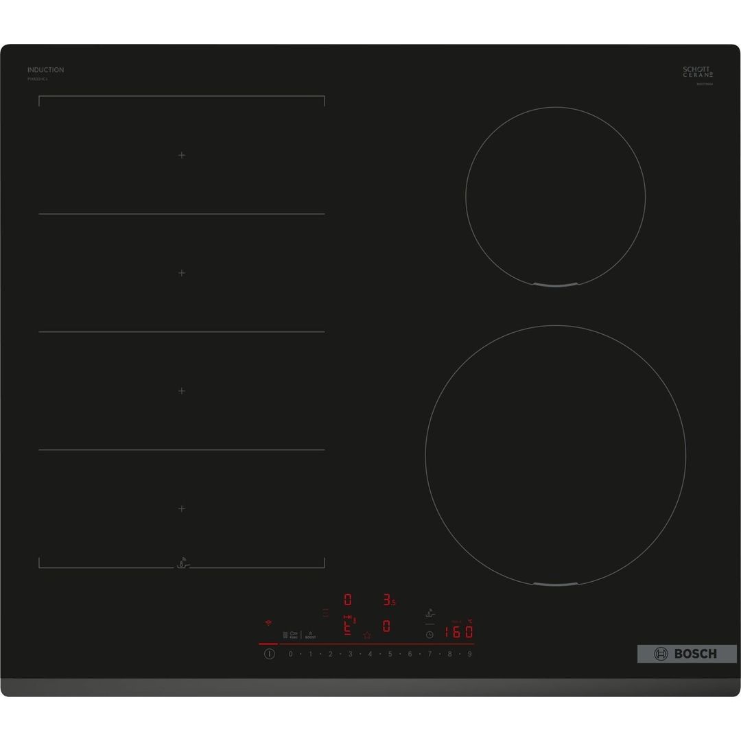 Bosch PIX631HC1E 60cm Series 6 Flex Induction Hob - BLACK - Image 1