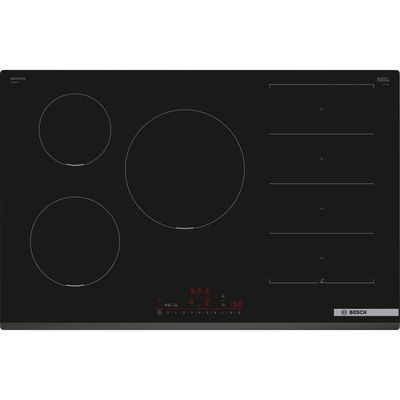 Bosch PXV831HC1E 80cm Series 6 Flex Induction Hob - BLACK