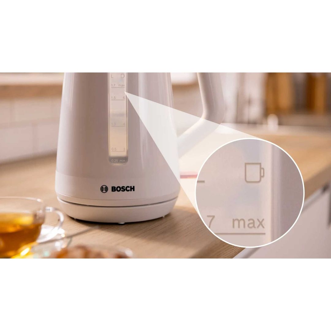 BOSCH MyMoments TWK1M121GB Jug Kettle - White, Black,Silver/Grey - Image 1
