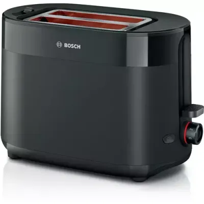 Bosch TAT2M123GB toaster 6 2 slice(s) 950 W Black - Thumbnail 2
