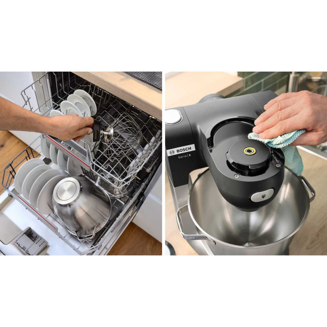 Bosch Serie 6 MUMS6ZM00G mixer Stand mixer 1600 W Black Stainless steel - Image 1
