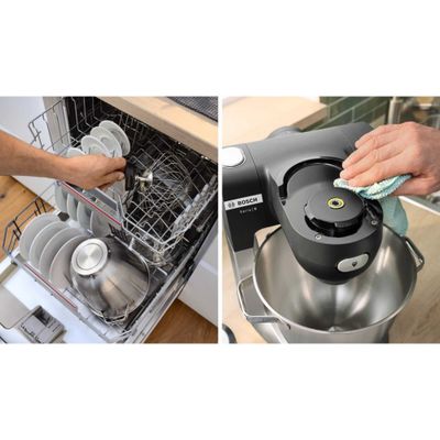 Bosch Serie 6 MUMS6ZM00G mixer Stand mixer 1600 W Black Stainless steel
