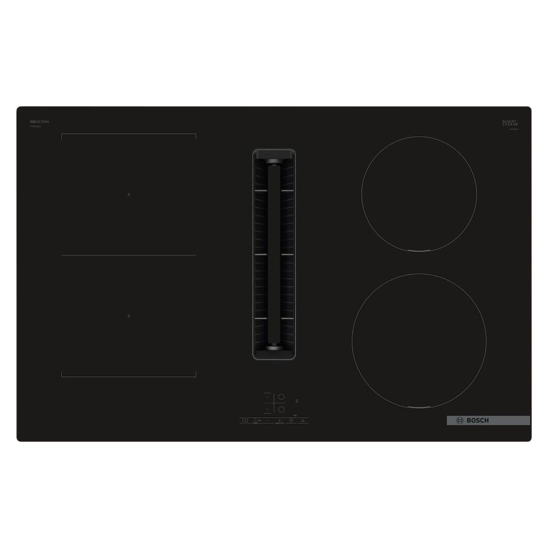 BOSCH Series 4 PVS811B16E 80 cm Vented Electric Induction Hob - Black, Black - Image 1