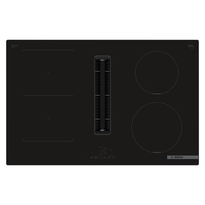 BOSCH Series 4 PVS811B16E 80 cm Vented Electric Induction Hob - Black, Black