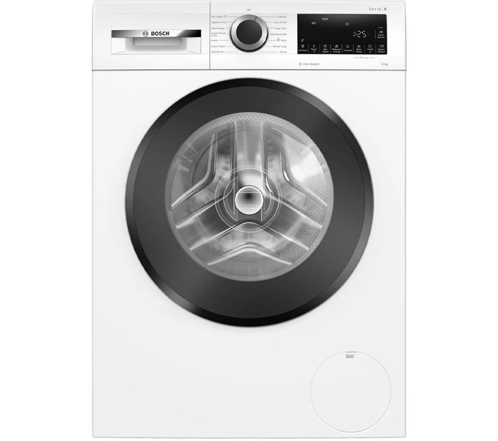 Bosch Series 6 9kg Washing Machine - Freestanding White 1400rpm A-Rated - WGG24400GB - Image 1
