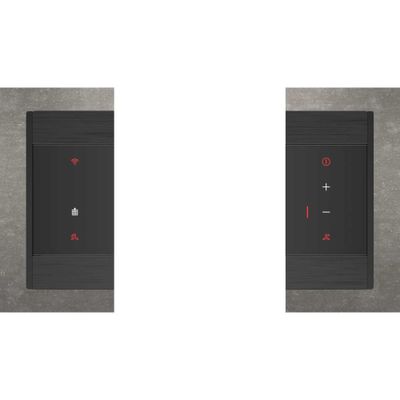 Bosch DDW88MM60B Series 8 90cm Glassdraft Hood Black Clear Glass