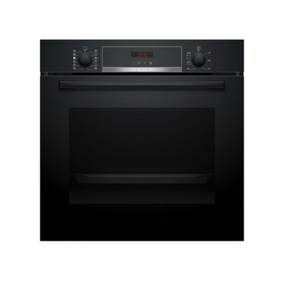 Bosch HQA574BB3B Series 4 Pyrolytic Multifunction Single Oven - BLACK