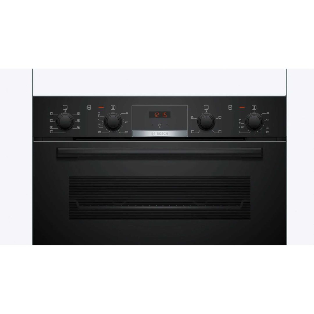 Bosch Series 4 MBA533BB3B Electric Built-In Double Oven - Black - Image 1