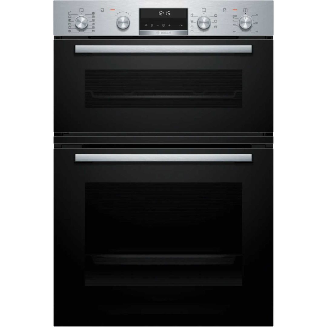 Bosch MBA578BS7B Built In Series 6 Pyrolytic Double Oven - STAINLESS STEEL - Image 1