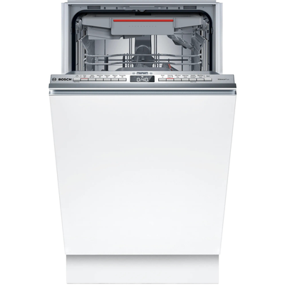 BOSCH Series 4 SPV4EMX25G Slimline Fully Integrated WiFi-enabled Dishwasher, Silver/Grey - Thumbnail 4