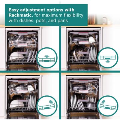 BOSCH Series 4 SPS4HMW49G Slimline WiFi-enabled Dishwasher - White, White - Thumbnail 4