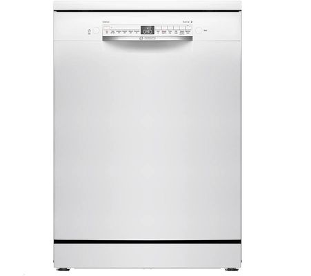 Bosch Series 2 Dishwasher SMS2HVW67G - Smart Wi-Fi, 14 Place Settings, D-Rated, Freestanding White