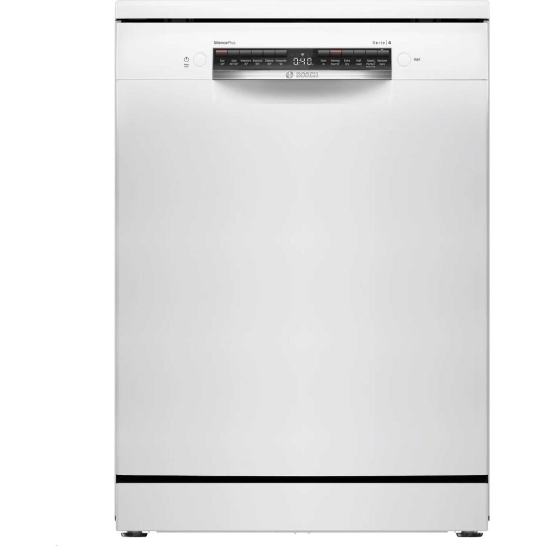 Bosch SMS4EKW06G 60cm Series 4 Freestanding Dishwasher - WHITE - Image 1