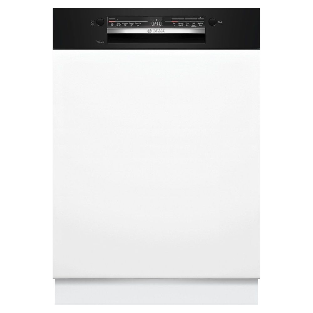 Bosch SMI2HTB02G Series 2 Semi Integrated Dishwasher - Black - WiFi Connected - Image 1