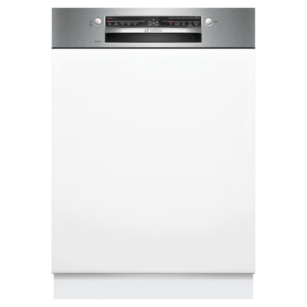 Bosch SMI2HTS02G Series 2 Semi Integrated Dishwasher - Stainless Steel - WiFi Connected - Image 1