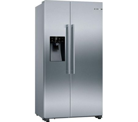 Bosch 533 Litre Side-By-Side American Fridge Freezer - Stainless steel