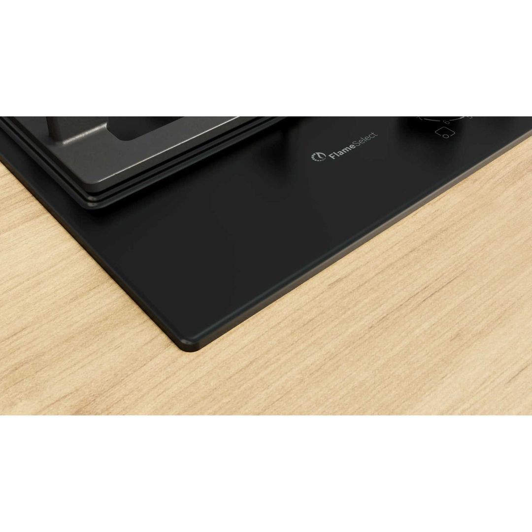 Bosch Series 6 60cm 4 Burner Gas Hob - Black - Image 1