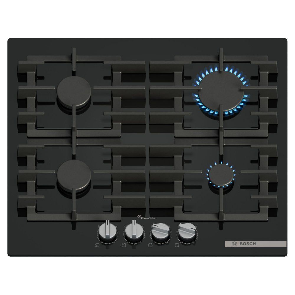 Bosch Serie 4 60cm Gas On Glass Hob Black PPP6A6I40 - Image 1