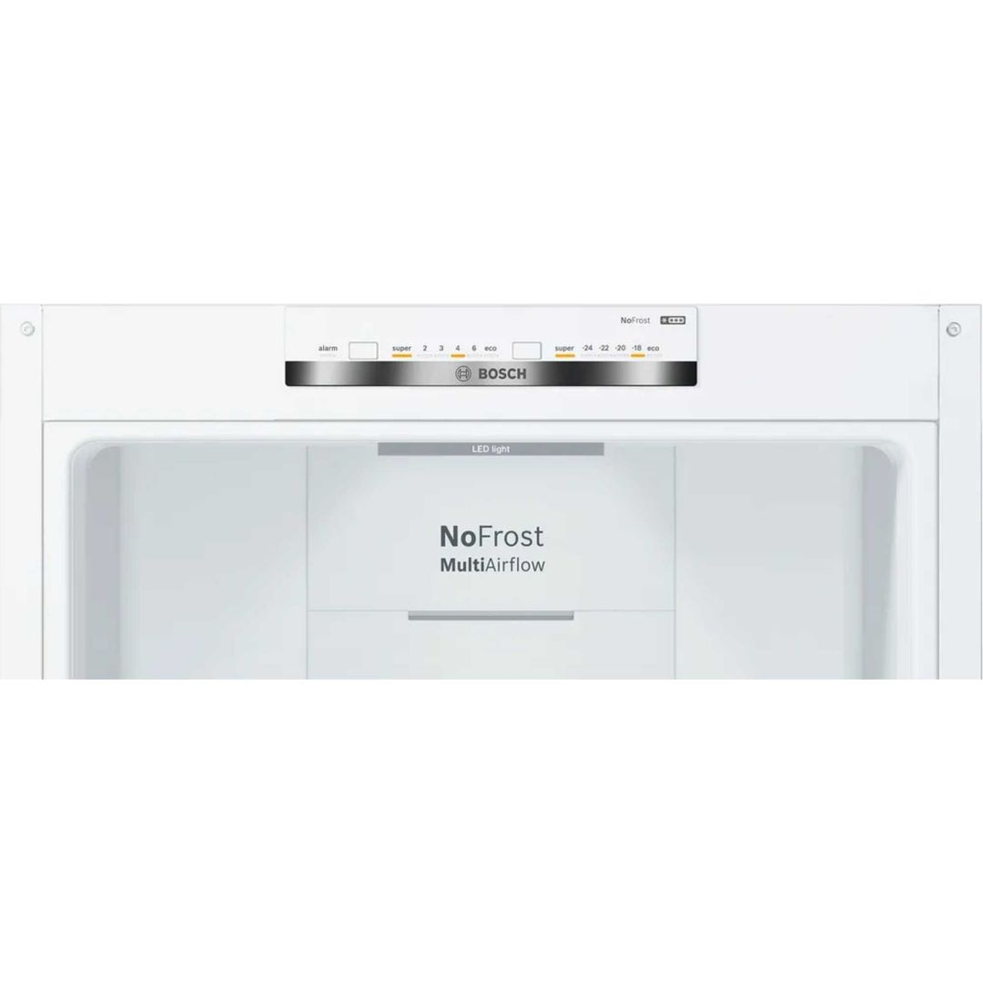 Bosch Series 4 366 Litre 70/30 Freestanding Fridge Freezer - White - Image 1