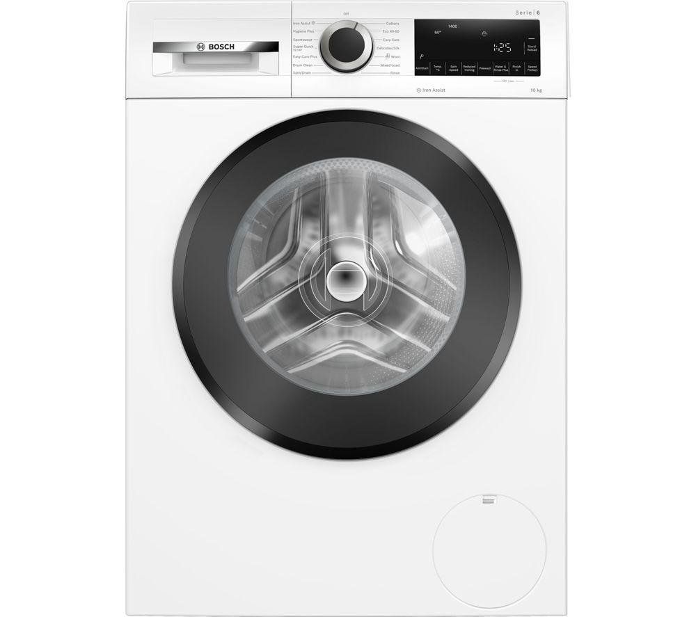 Bosch Series 6 10kg 1400rpm Washing Machine - White - Image 1