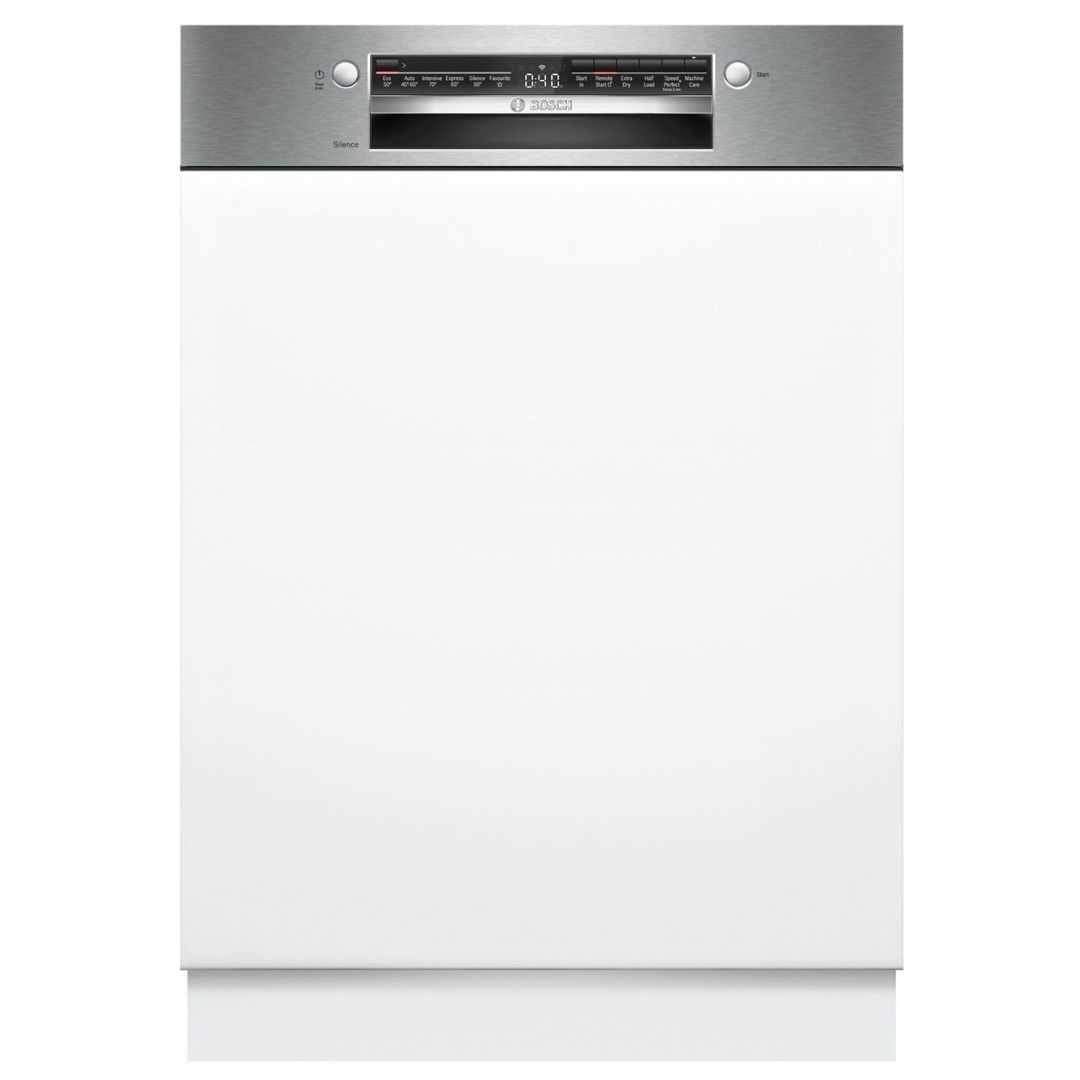 Bosch SMI2HTS06G Series 2 60cm Semi Integrated Dishwasher - STAINLESS STEEL - Image 1