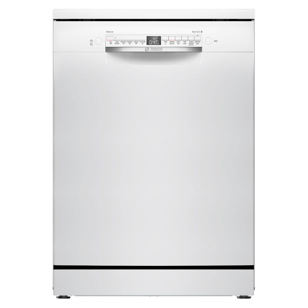 Bosch SMS2HVW06G 60cm Series 2 Freestanding Dishwasher - WHITE - Image 1