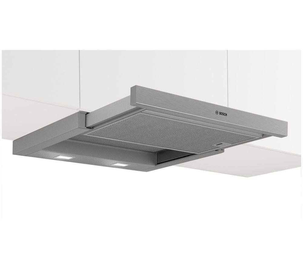BOSCH Series 2 DFM063W57B 60 cm Telescopic Cooker Hood - Silver Metallic, Silver/Grey - Image 1