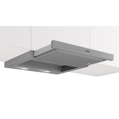 BOSCH Series 2 DFM063W57B 60 cm Telescopic Cooker Hood - Silver Metallic, Silver/Grey - Thumbnail 2