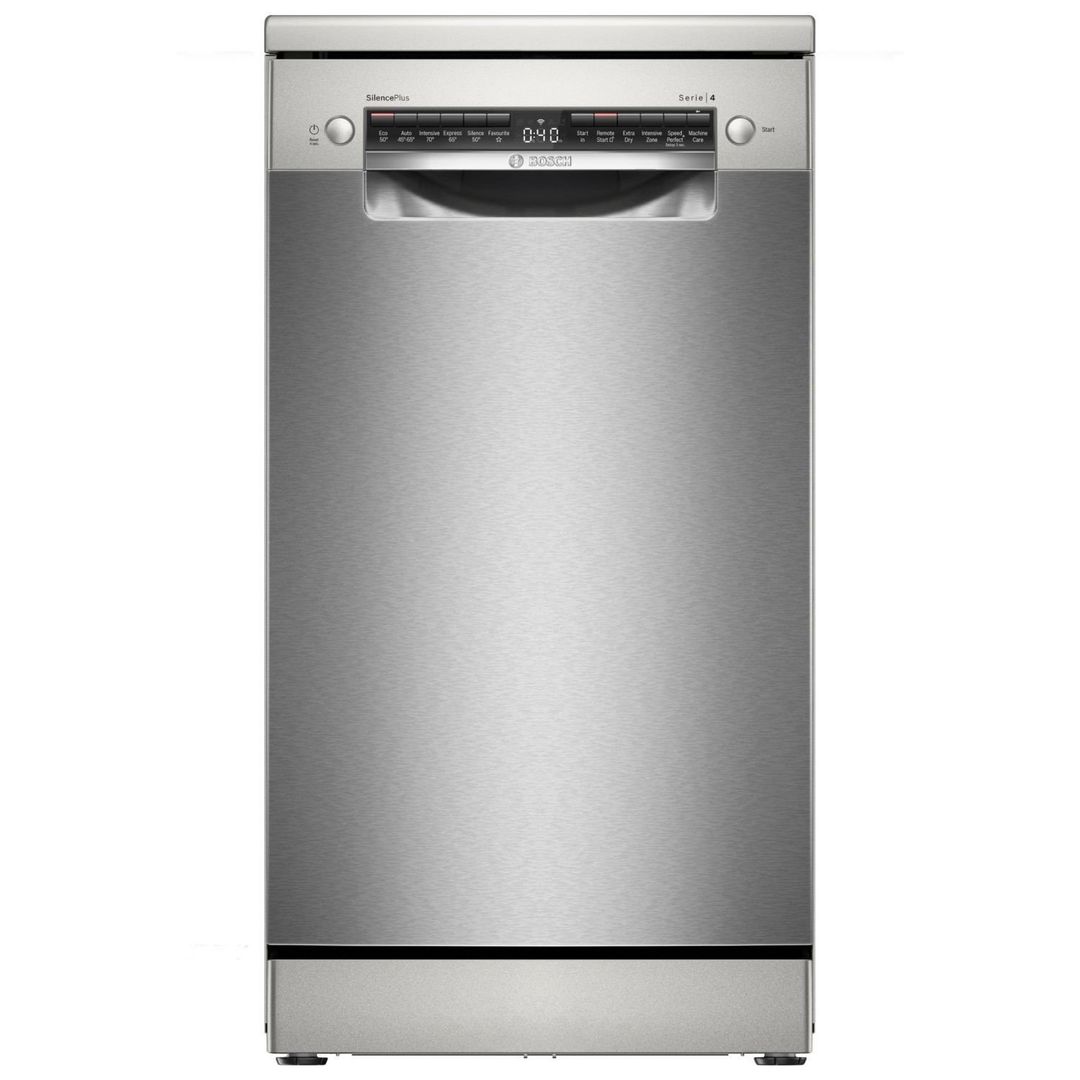 Bosch SPS4HMI14G 45cm Series 4 Freestanding Dishwasher - SILVER - Image 1