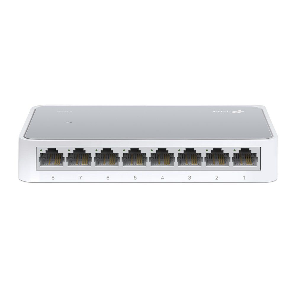 TP-Link TL-SF1008D network switch Unmanaged Fast Ethernet (10/100) White - Image 1