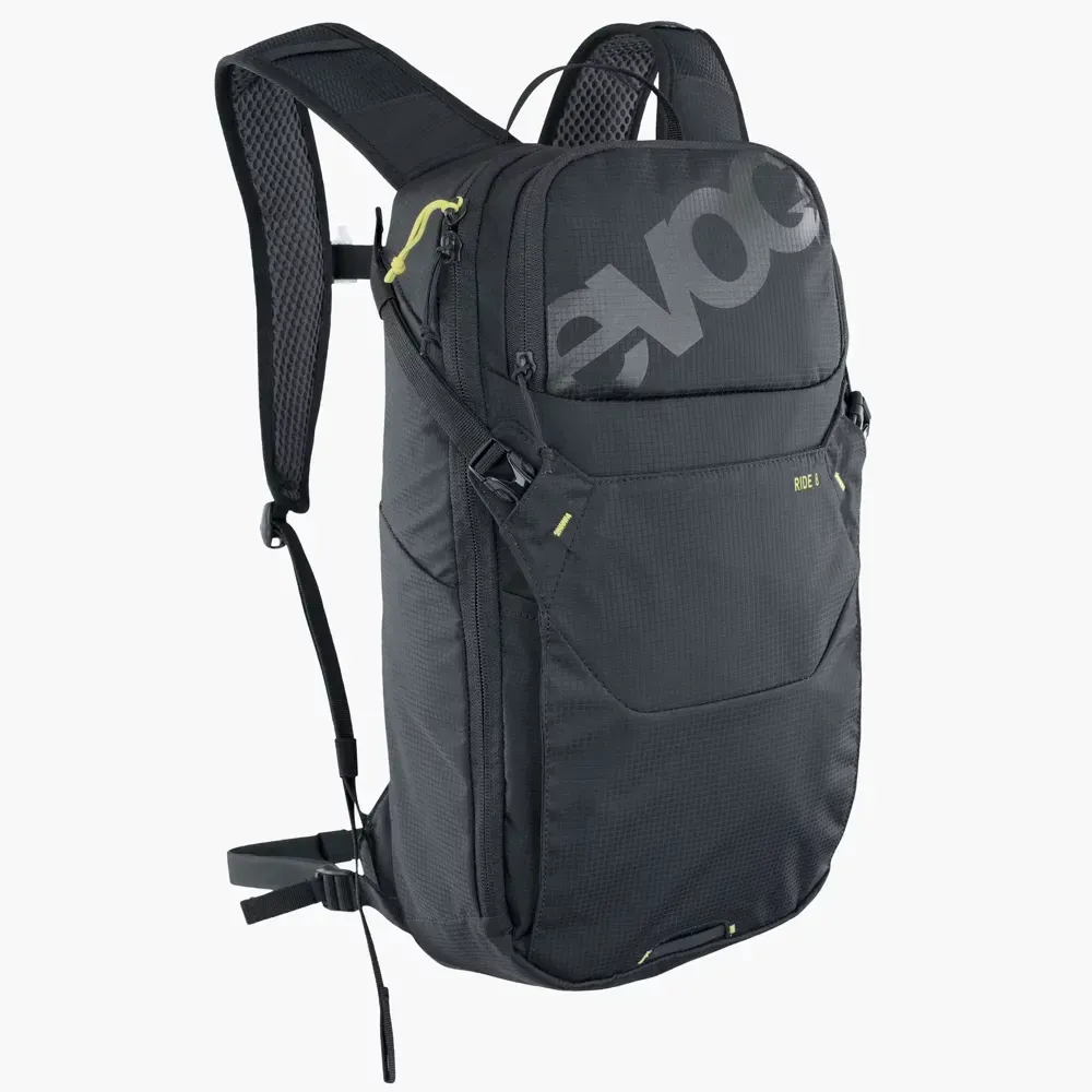 Evoc Ride 8L BackPack w/ 2L Bladder Hydration Black - Image 1