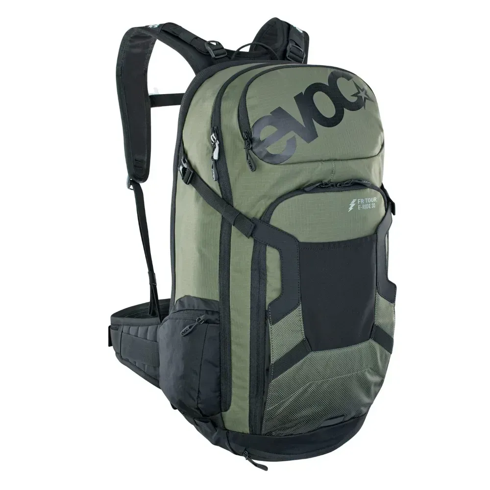 Evoc FR Tour E-Ride Protector Backpack Dark Olive/Black - Image 1