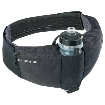 EVOC Hip Pouch Pro + Bottle - Black - Thumbnail 2