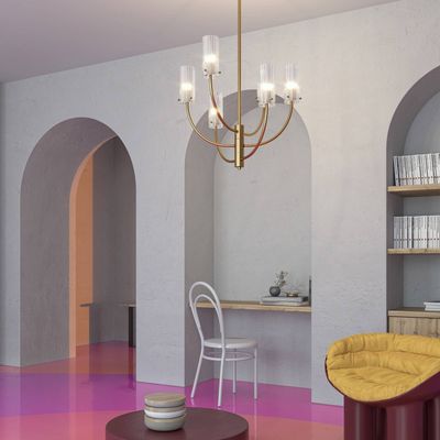 Maytoni Arco pendant light with 3 glass shades