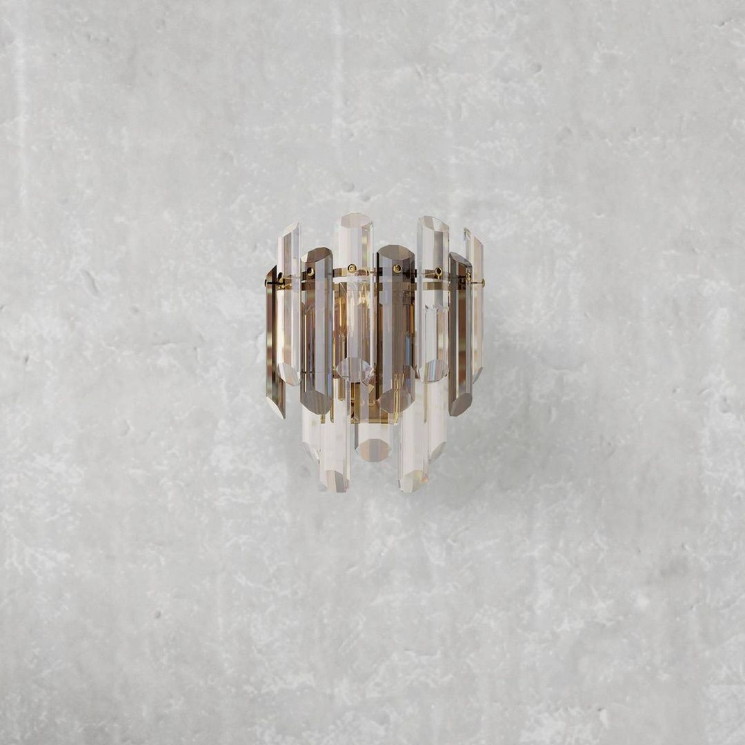 Maytoni Flare wall light with crystal decoration - Image 1