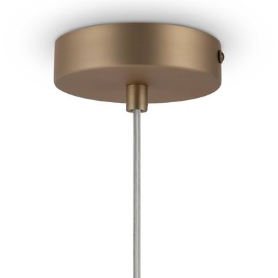Maytoni Basic form pendant light, white/gold, 1-bulb.