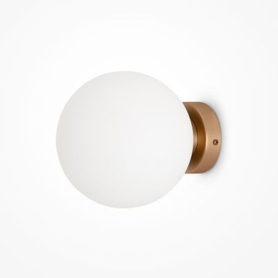 Maytoni Basic form wall light, white/gold - Thumbnail 2