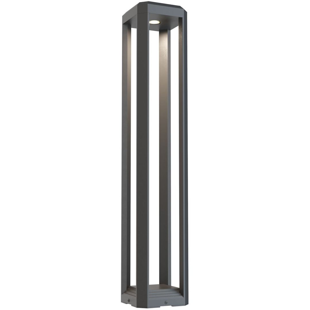 Outdoor Bollard Light Grey - Grey - Image 1