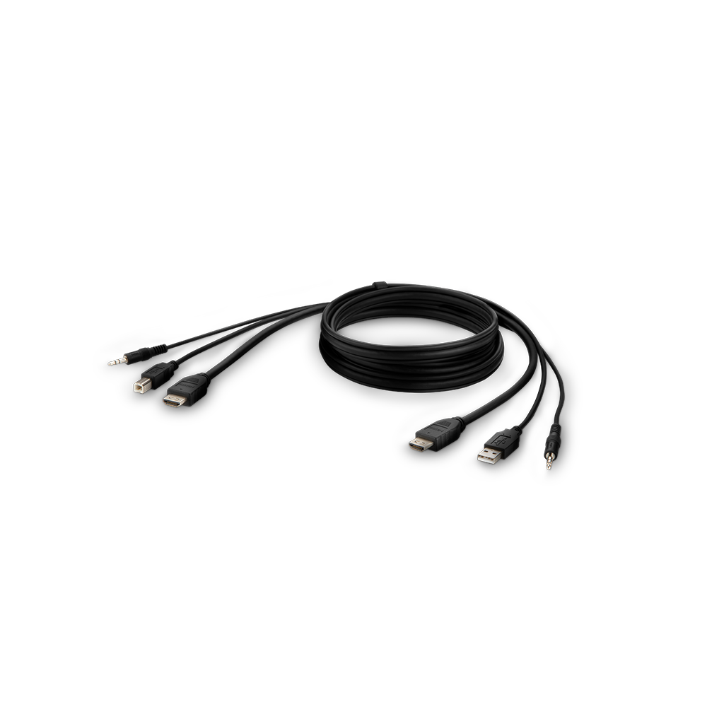 Belkin F1DN1CCBL KVM cable Black 3 m - Image 1