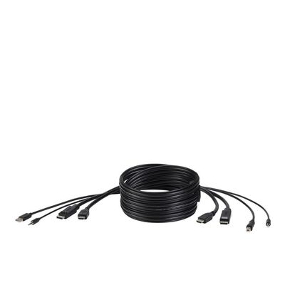 Belkin F1DN2CC-HHPP6t KVM cable Black 1.8 m - Thumbnail 2
