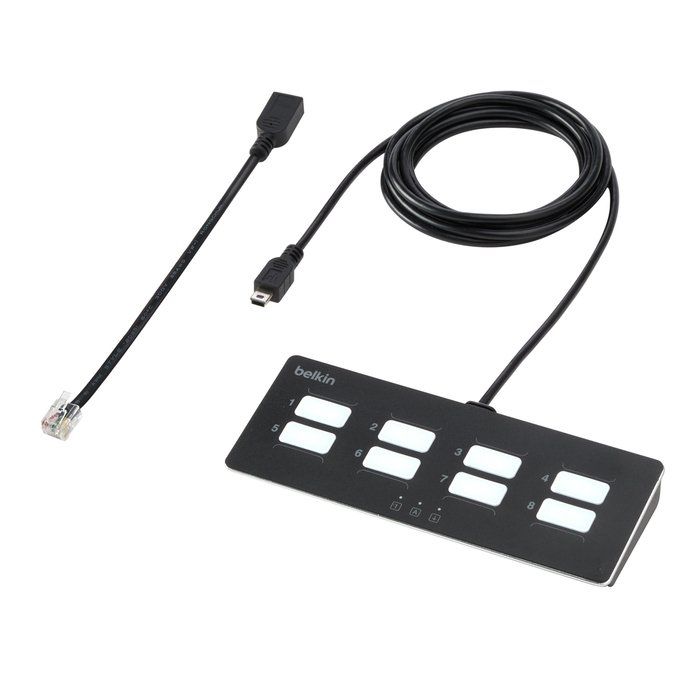 Belkin F1DN-MOD-REM8 KVM switch Black - Image 1