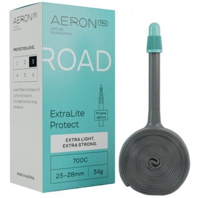 Aeron TPU Road ExtraLite Protect 700c Inner Tube Presta Valve