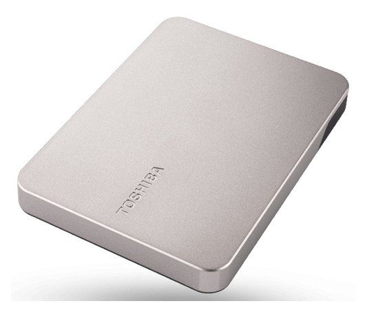 Toshiba Canvio Flex 1TB external hard drive 2.5" 3.2 Gen 1 (3.1 Gen 1) Silver - Image 1