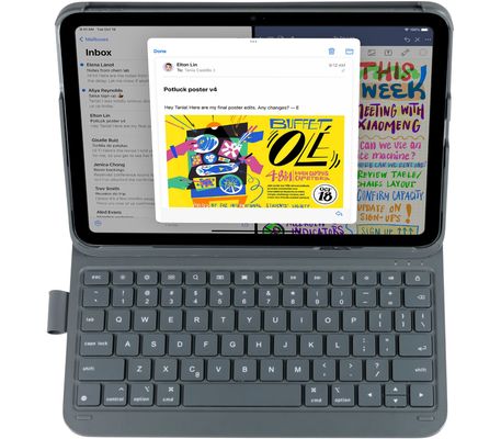 DEQSTER Slim PRO Keyboard for iPad 10.9" (10th Gen.) iPad Air 11" (4th/5th Gen.) and iPad Pro 11" QWERTY Layout - Thumbnail 2