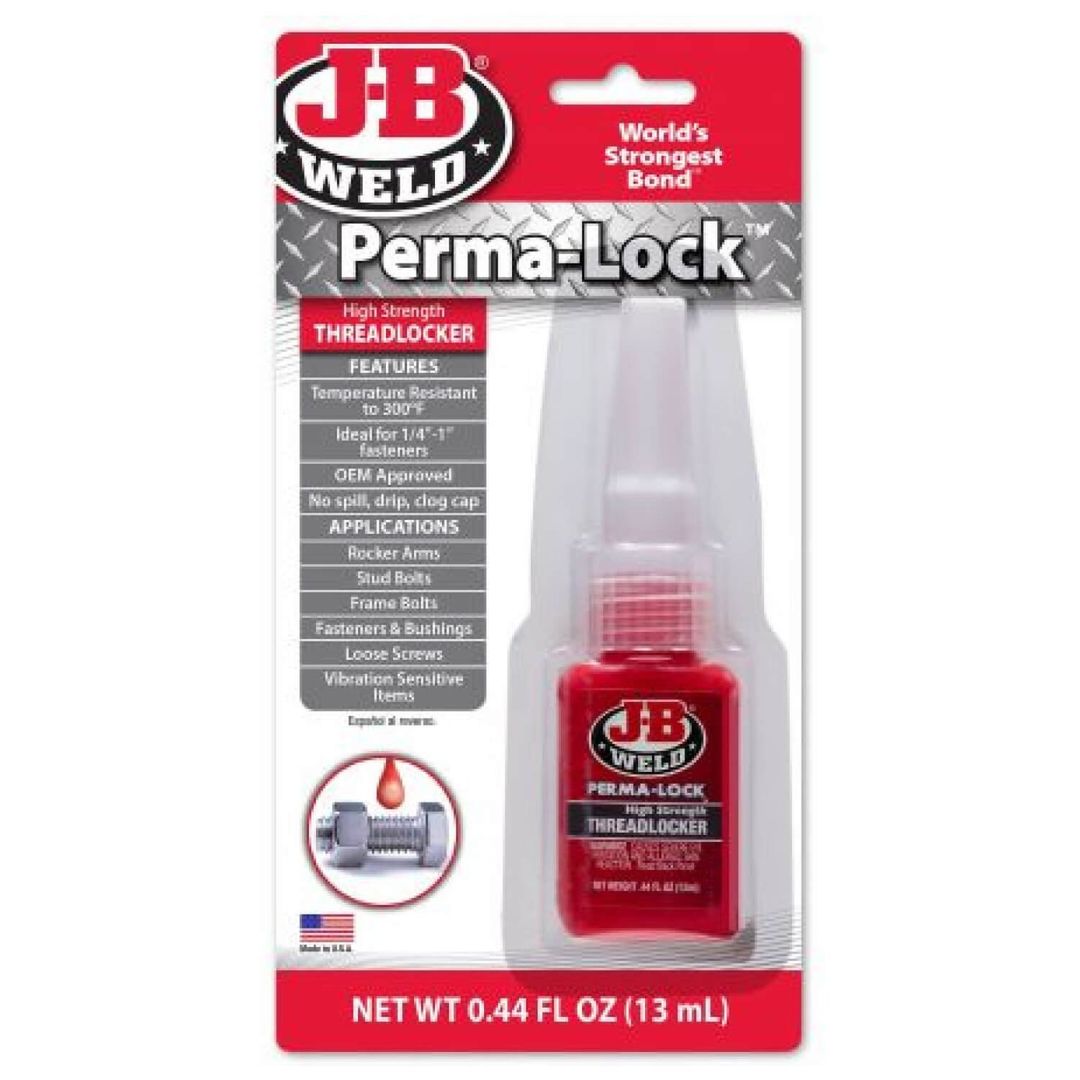 JB Weld Perma-Lock Red Threadlocker High Strength 13ml - Image 1