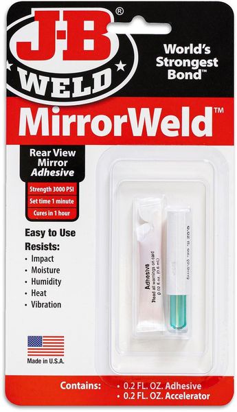 J-B Weld MirrorWeld Rear-View Mirror Adhesive 2 g - Neutral - Thumbnail 3